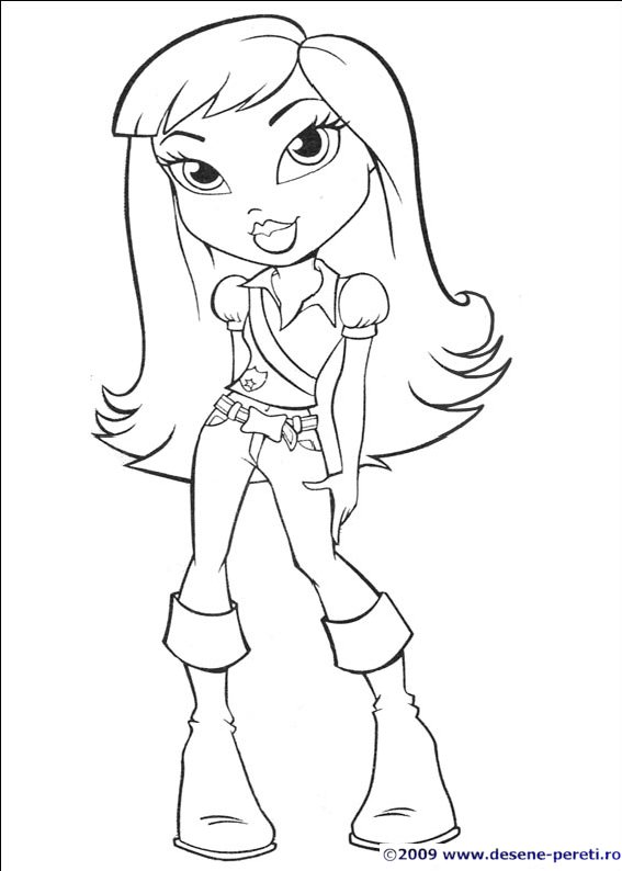 bratz desene colorat